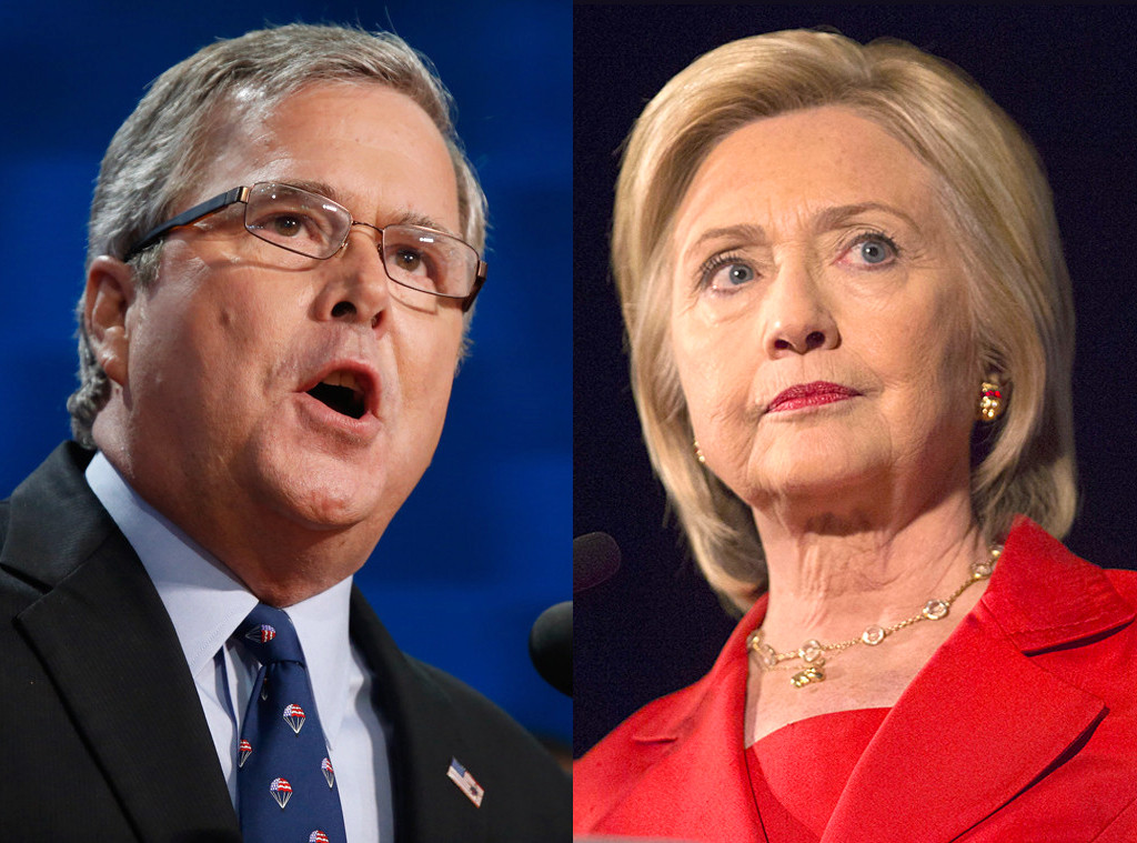 Jeb Bush, Hillary Clinton Jeb Bush, Hillary Clinton
